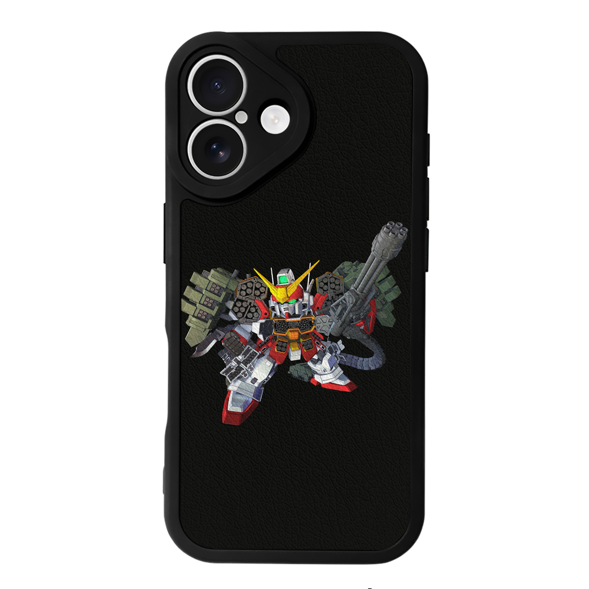 （画像用） 機動戦士ガンダム Mobile Suit Gundam 【iPhone 16シリーズ対応】シリコンスマホケース（レザー調） 材質：シリコン